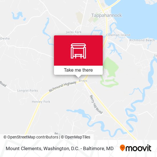 Mount Clements map
