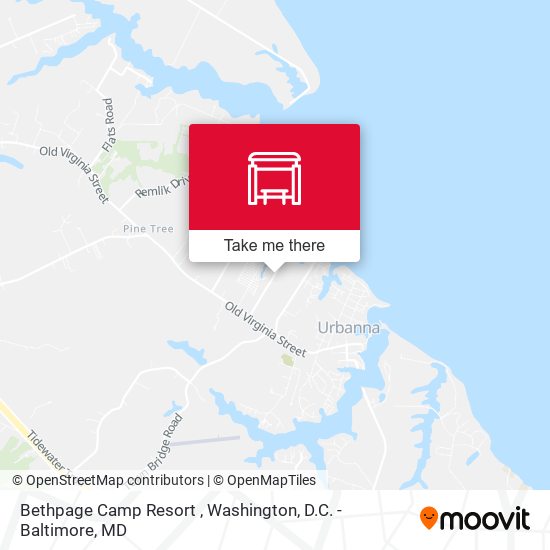 Mapa de Bethpage Camp Resort