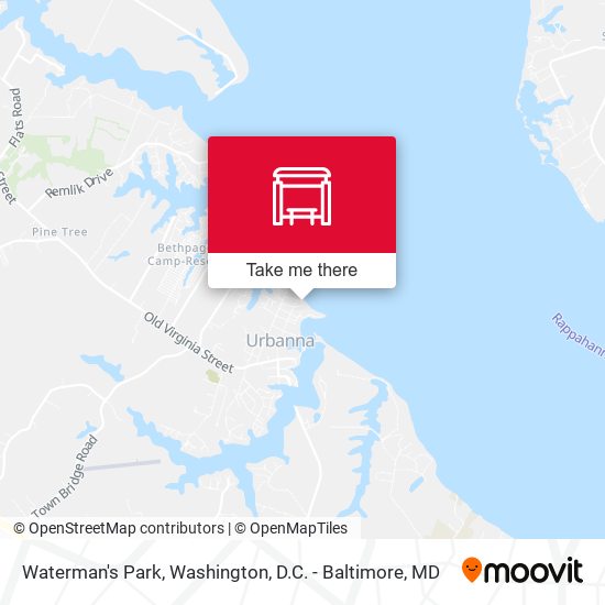 Waterman's Park map