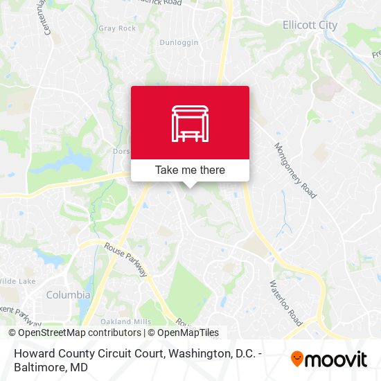 Mapa de Howard County Circuit Court