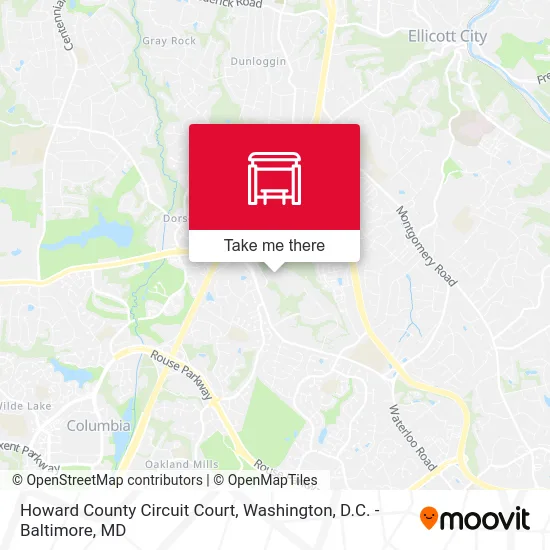 Howard County Circuit Court map