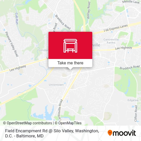 Field Encampment Rd @ Silo Valley map