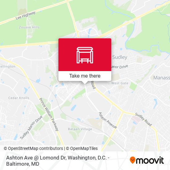Ashton Ave @ Lomond Dr map