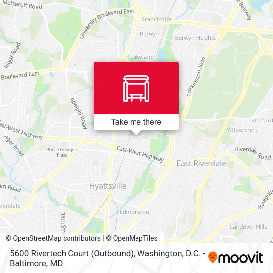 5600 Rivertech Court (Outbound) map