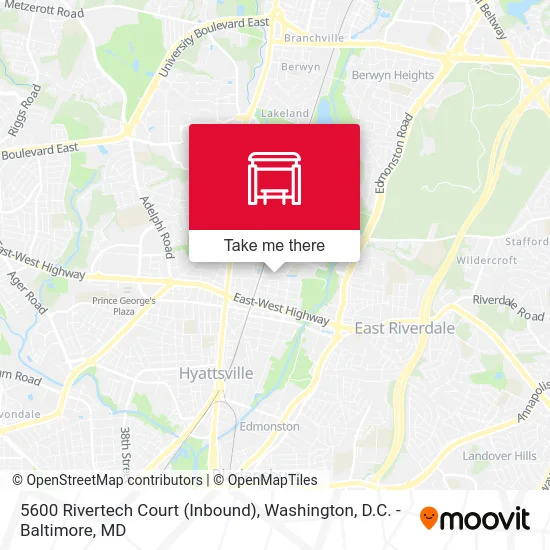 5600 Rivertech Court (Inbound) map