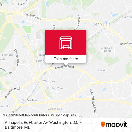 Mapa de Annapolis Rd+Carter Av