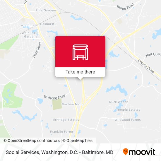 Social Services map