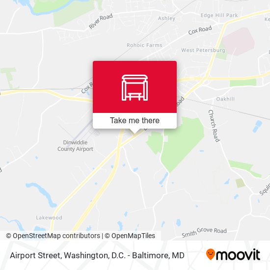 Airport Street map