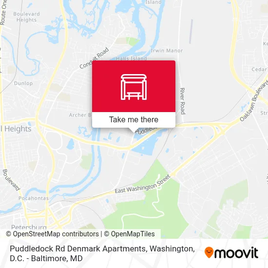 Puddledock Rd Denmark Apartments map