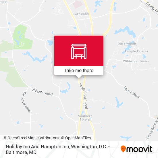 Mapa de Holiday Inn And Hampton Inn