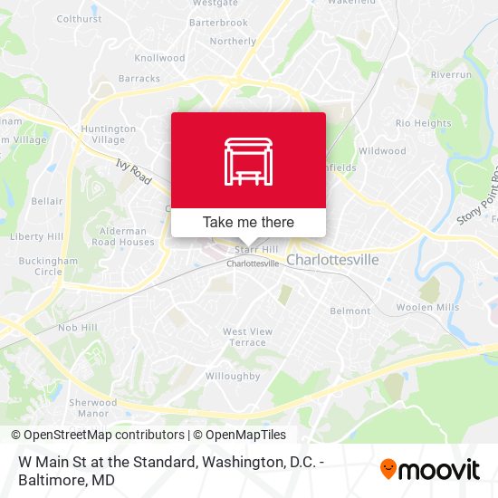 Mapa de W Main St at the Standard