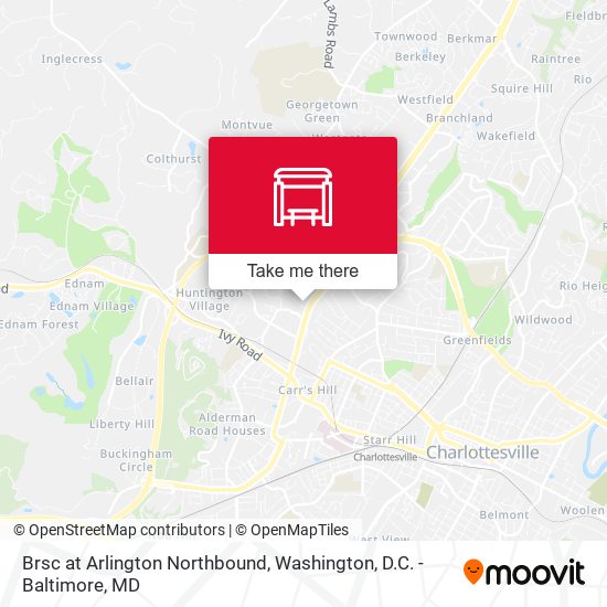 Mapa de Brsc at Arlington Northbound