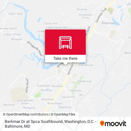 Mapa de Berkmar Dr at Spca Southbound