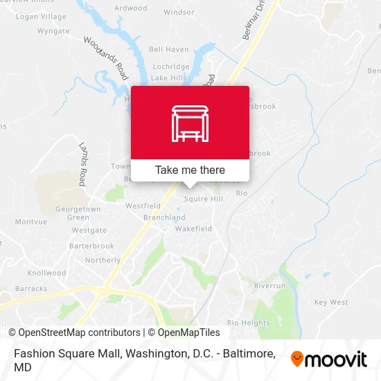 Fashion Square Mall map