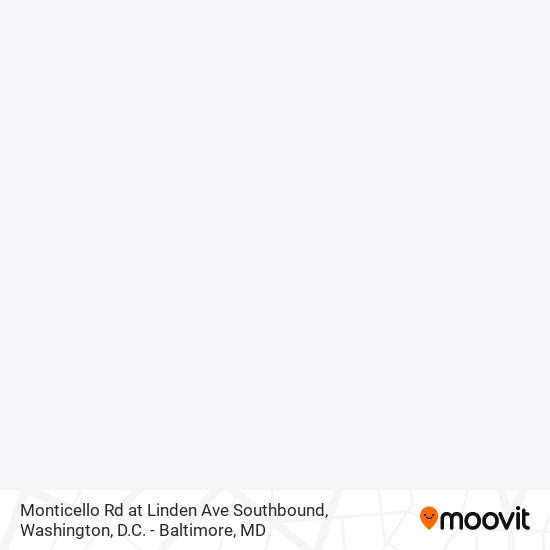 Mapa de Monticello Rd at Linden Ave Southbound