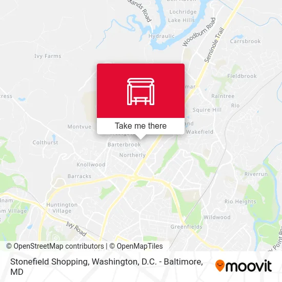 Stonefield Shopping map