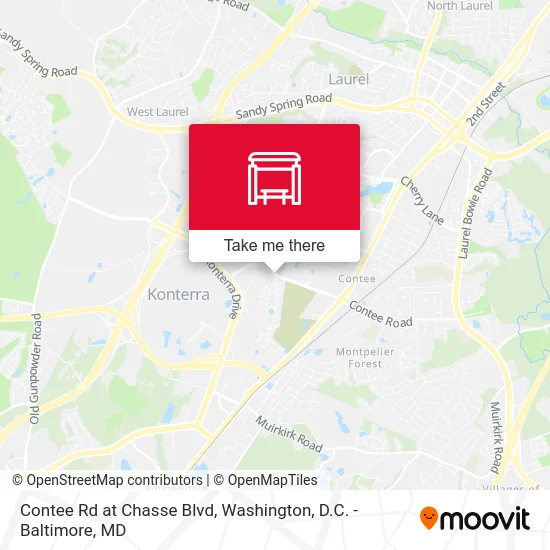 Contee Rd at Chasse Blvd map