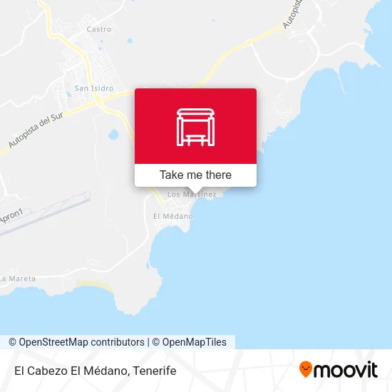 El Cabezo  El Médano map
