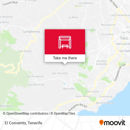 El Convento map