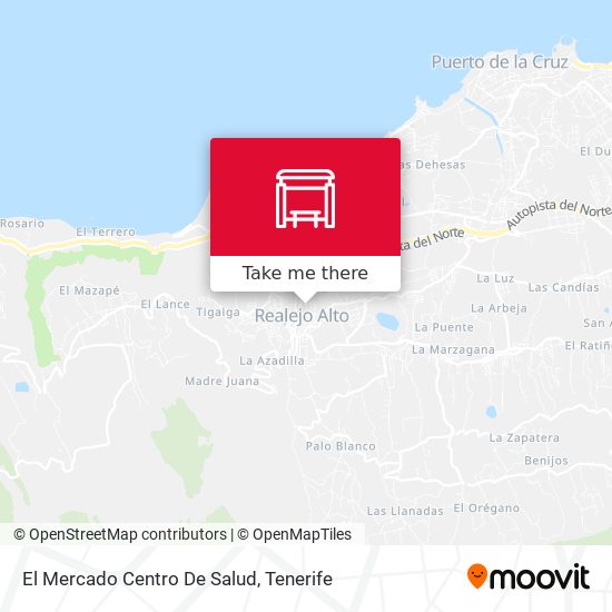 El Mercado Centro De Salud map