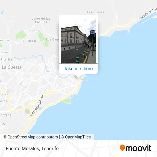 Fuente Morales map
