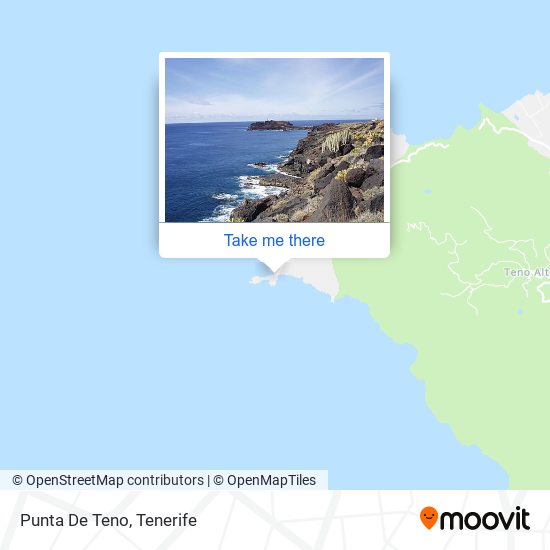 Punta De Teno map