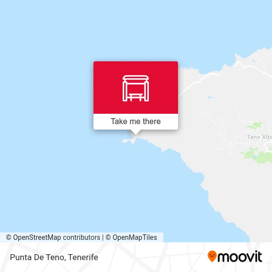 Punta De Teno map