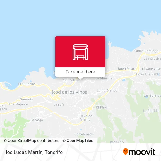 Ies Lucas Martín map