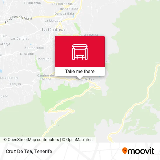 Cruz De Tea map