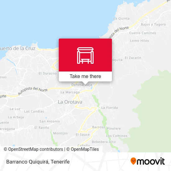 Barranco Quiquirá map