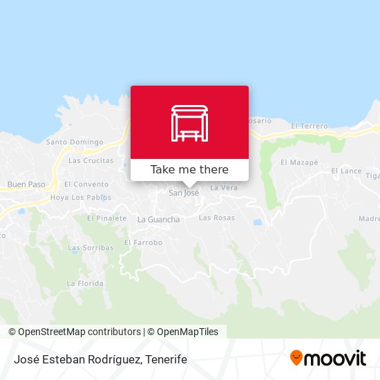 José Esteban Rodríguez map