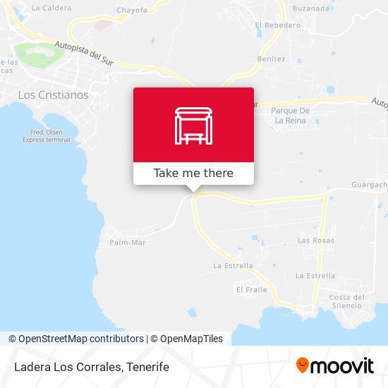 Ladera Los Corrales map