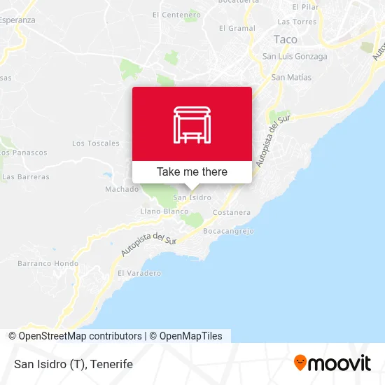 San Isidro (T) map