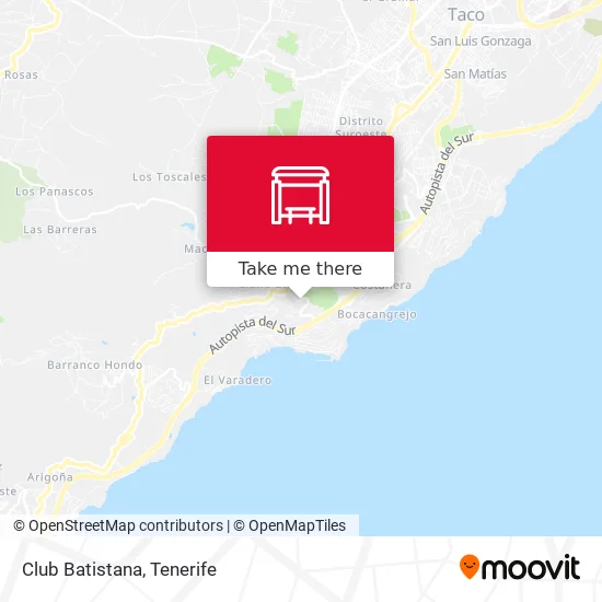 Club Batistana map