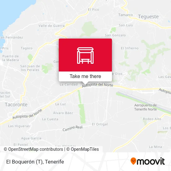 El Boquerón (T) map