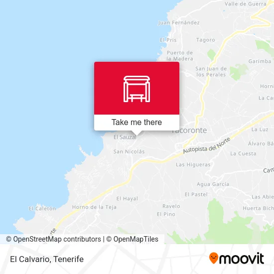El Calvario map