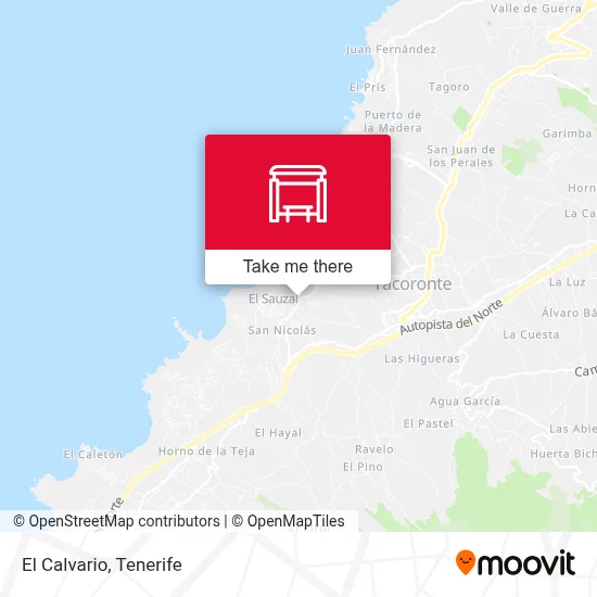 El Calvario map