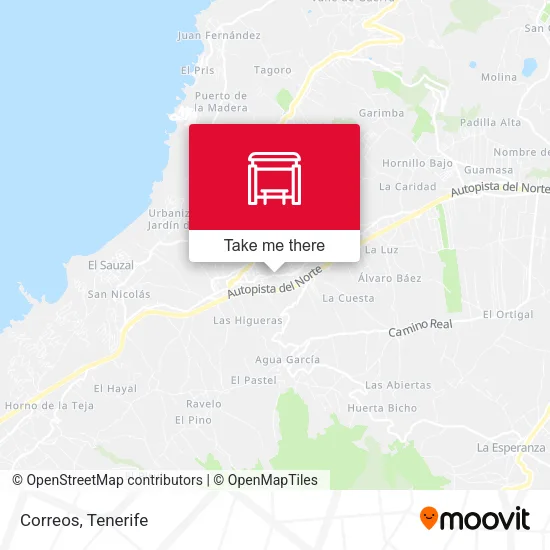 Correos map