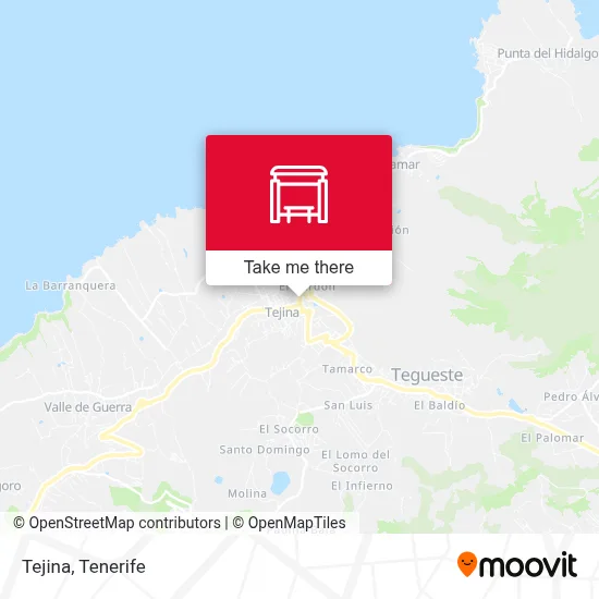 Tejina map