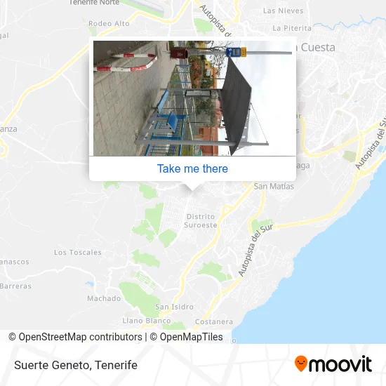 Suerte Geneto map