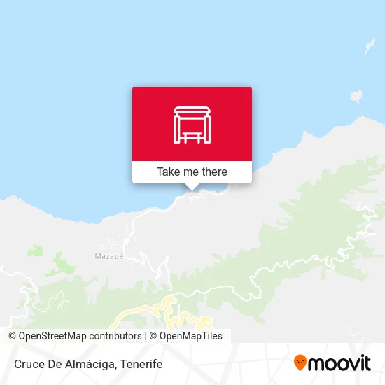 Cruce De Almáciga map