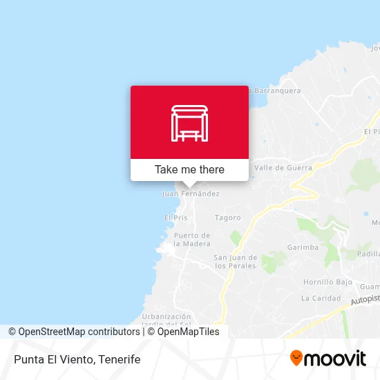 Punta El Viento map
