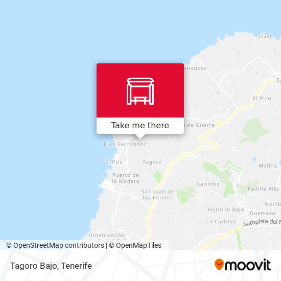 mapa Tagoro Bajo