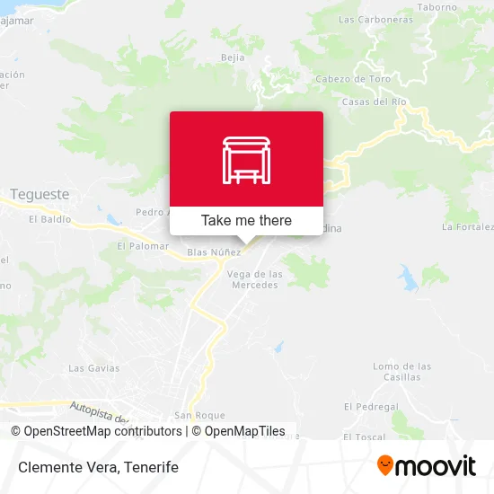 Clemente Vera map