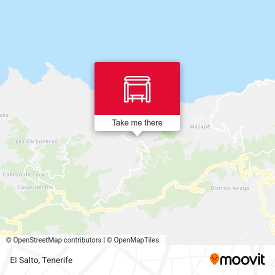 El Salto map