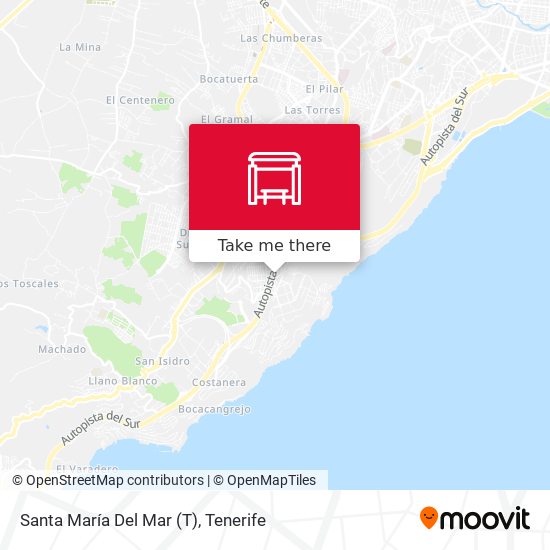 Santa María Del Mar (T) map