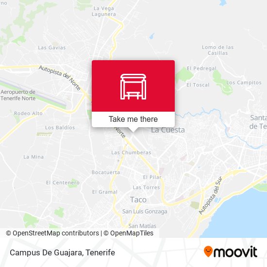 mapa Campus De Guajara