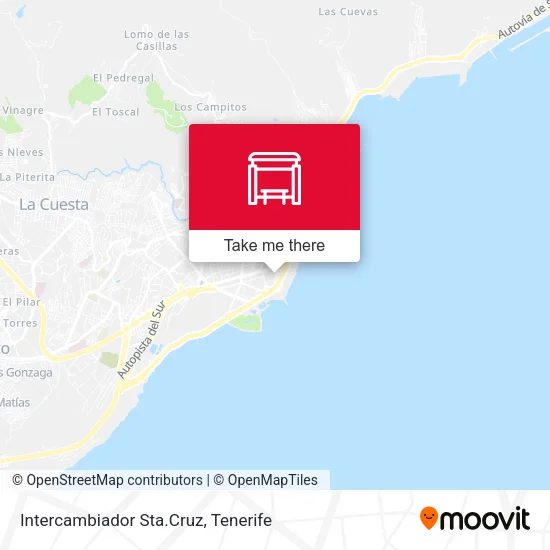Intercambiador Sta.Cruz map