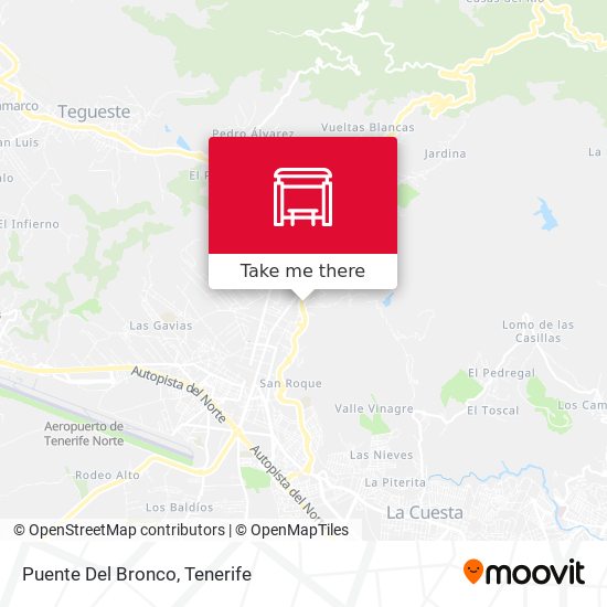 mapa Puente Del Bronco