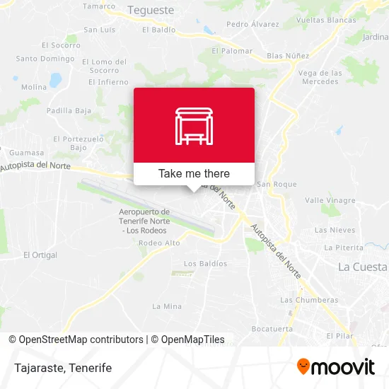 Tajaraste map